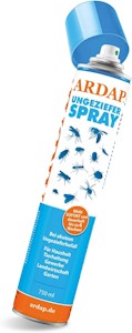 ARDAP Ungezieferspray mit Sofort- & Langzeitwirkung 750ml - Insektenspray zur Bekämpfung von akutem Ungeziefer- & Insektenbefall wie Milben, Bettwanzen & Fliegen - Bis zu 6 Wochen wirksamer Schutz