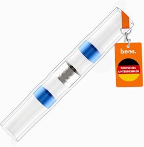 BEOS® 20 x wasserdichte Lötverbinder für Mähroboter Begrenzungskabel – Langlebige Kabelverbinder für Ihren Begrenzungsdraht - Kompatibel mit Rasenrobotern von Gardena, Husqvarna, Worx, Bosch