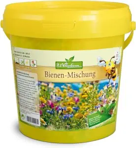 Bienenweide Bienen-Mischung bis zu 200qm Bienenfreundliche Mischung verschiedenster Sommerblumen Blumensamen Garenblumen 