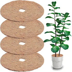 Kokosmatte Winterschutz, 4 Stück 30cm Kokosmatte Pflanzen, Kokosmatte, Winterschutz für Pflanzen, Kokosmatte Winterschutz Frostschutz Pflanzen