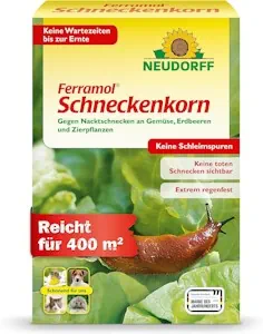 Neudorff Ferramol Schneckenkorn. Zuverlässiger und schneller Schneckenschutz. Als wirksames Mittel zur Schneckenabwehr auch für den ökologischen Landbau geeignet, 1x 2Kg, bunt
