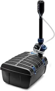 OASE 70234 Filtral UVC-Klärer 3000, geeignet für Teiche bis 3 m³, Unterwasserfilter, Teichklärer, Wasserspiel, inkl. 3 Fontänenaufsätzen für verschiedene Wasserspielvariationen