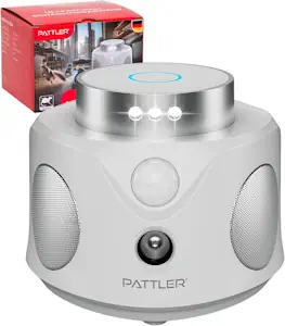 360° Ultraschall Mäuseabwehr - Effektiv Mäuse vertreiben mit Ultraschallwellen - optimiert für die Abwehr von Mäusen und Ratten