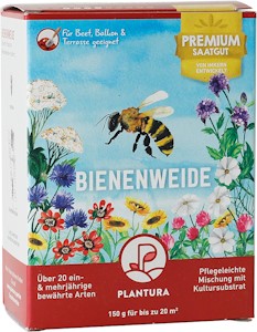 Plantura Bienenweide, ein- & mehrjährige Saatgut-Mischung für Insekten, 150 g für 20 m²  - Jetzt bei Amazon kaufen*