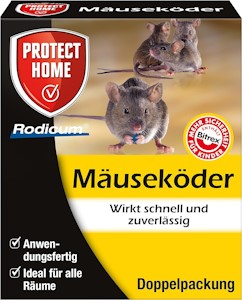 PROTECT HOME Rodicum Mäuseköder anwendungsfertige beköderte Köderbox zur effektiven Mäusebekämpfung, 2 Stück  - Jetzt bei Amazon kaufen*