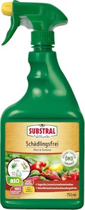 Substral Naturen Bio Schädlingsfrei Obst und Gemüse, Natürliches Mittel gegen Schädlinge an Pflanzen, 750 ml Flasche