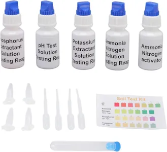Syrisora Bodentest-Flüssigkeitslösung, pH-Stickstoff, Phosphor, Kalium, Mess-Bodentest-Set Landwirtschaft und Gartenarbeit