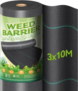 Unkrautvlies Gartenvlies 3m x 10m,30m² Unkrautflies für Garten Unkrautfolie Wasserdurchlässig 90g/m² Reißfestes Unkrautgewebe Rolle Unkrautfolie,Anti Repousse,Hohe UV-Stabilisierung 