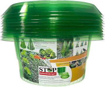 VDYXEW 10 Stücke Schneckenkragen, Schnecken-Schutz für Ihre Salatpflanzen und Kohl Schützt Pflanzen vor Tierfraß, Salatpflanzen Schutz aus Plastik