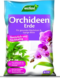 Westland Orchideen Erde, 4 l – Blumenerde für gesundes Wachstum, Pinienrinde und Tongranulat für eine ideale Wasser- und Nährstoffverteilung  - Jetzt bei Amazon kaufen*