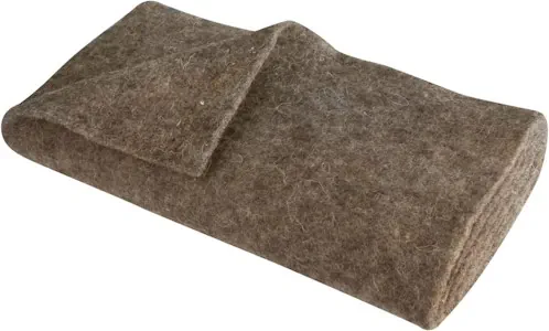 Windhager Schafwoll-Filzmatte ÖKO, Kälteschutzmatte Filzabdeckung, Frostschutz für Pflanzen, Winterschutz für Gartenpflanzen, 300 g/m², 2 x 0,38 m, grau 