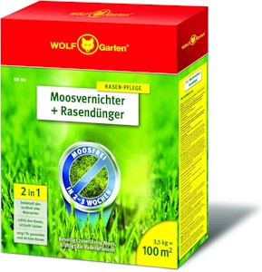 WOLF-Garten - Moosvernichter und Rasendünger - SW 100 - 3,5 kg für 100 m² - 3841020 - Jetzt bei Amazon kaufen*