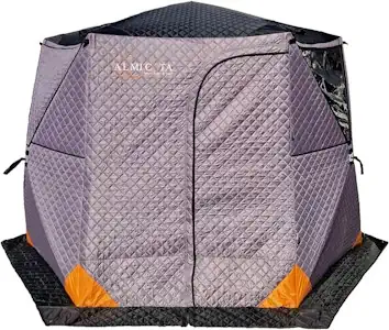 Zeltsauna ALMI-Flex ALMICOTA | robuste Zeltausführung | schönes Design | wasserabweisend | verstärkte Ecken | Schnellaufbau | 3-lagige Stoffkonstruktion